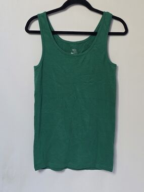 Mossimo Supply Co. Emerald Green Scoop Tank Top